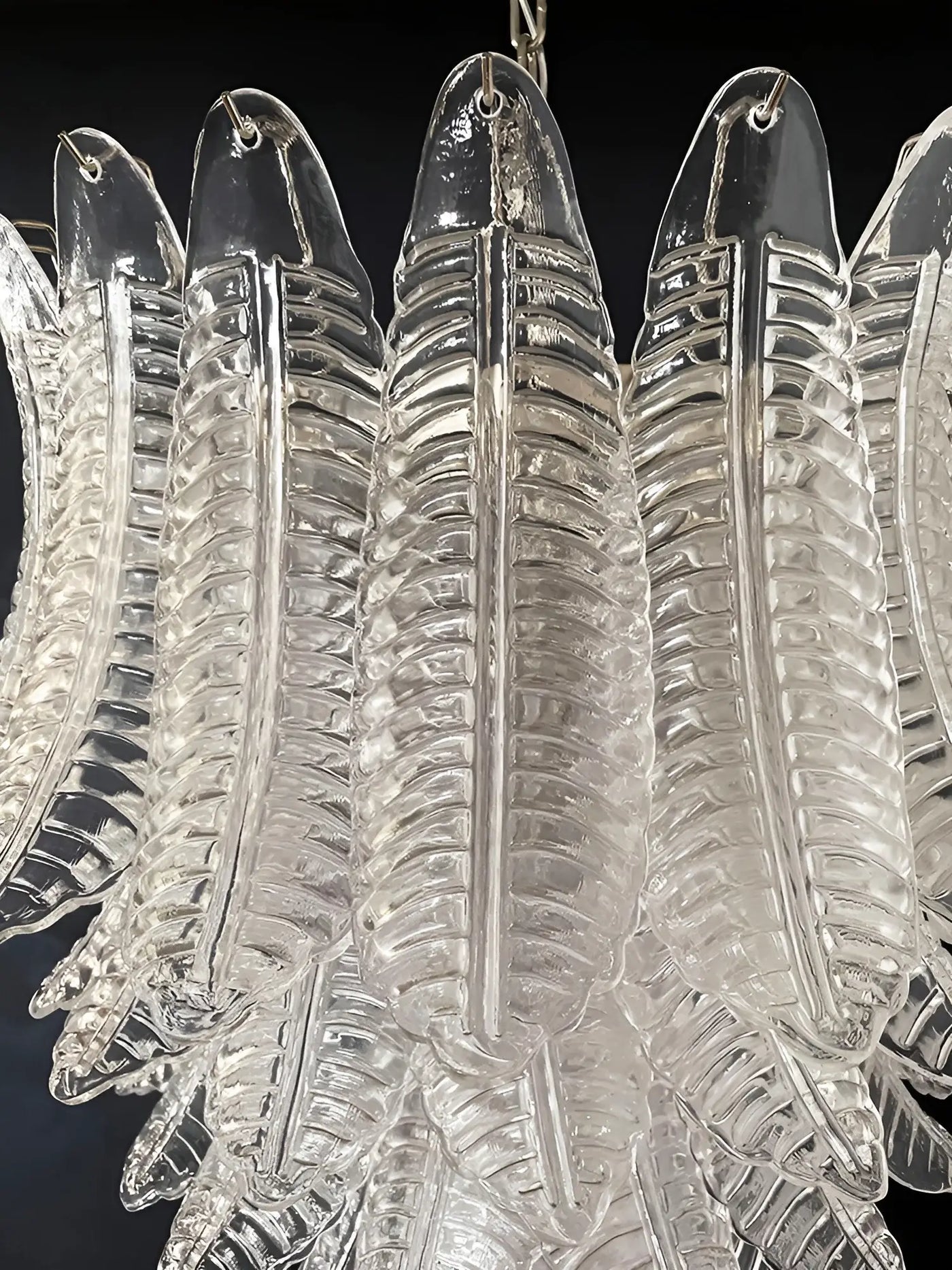 Rosalind Murano Clear Glass Chandelier - YIOSI