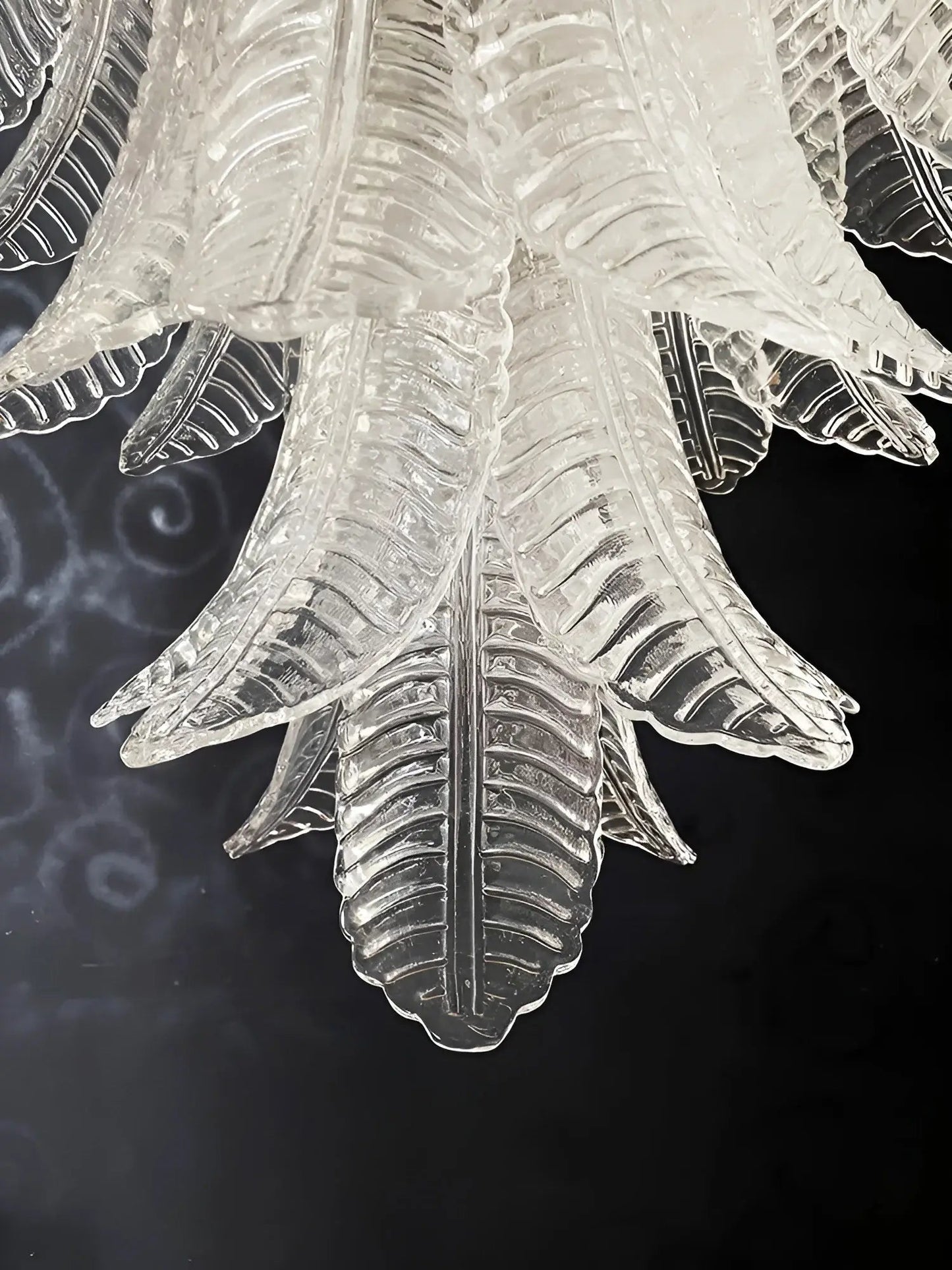 Rosalind Murano Clear Glass Chandelier - YIOSI
