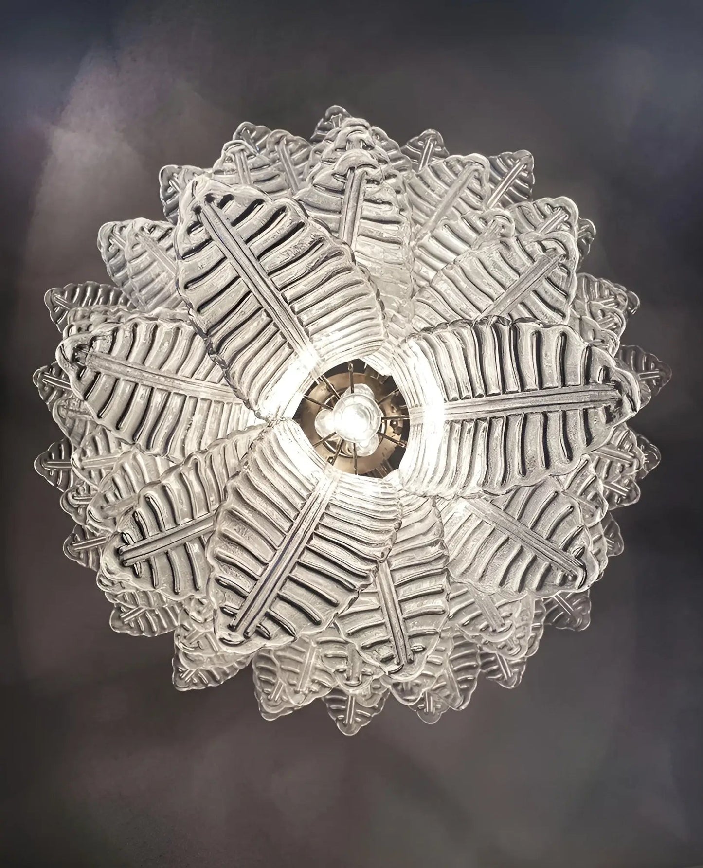 Rosalind Murano Clear Glass Chandelier - YIOSI