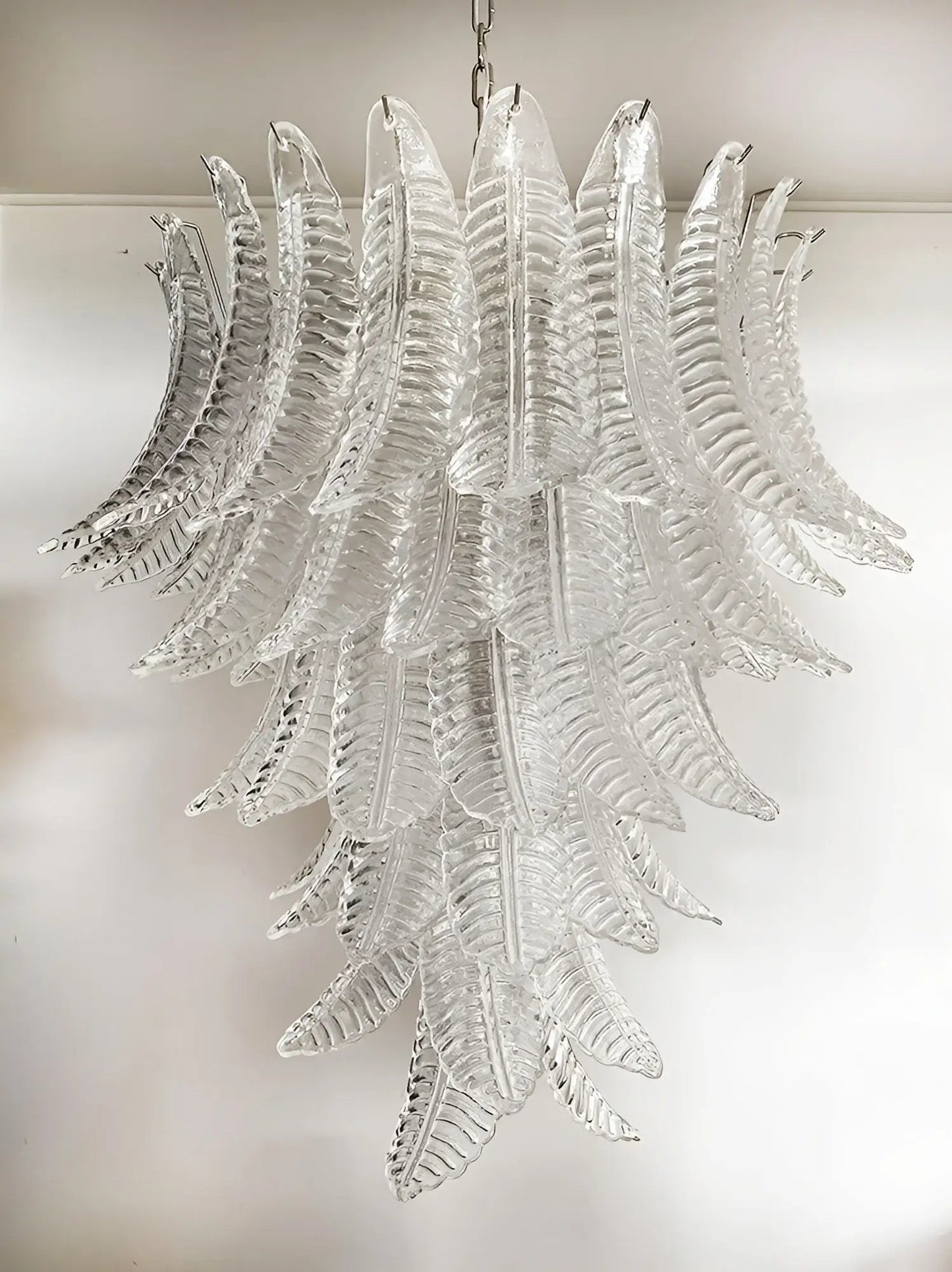 Rosalind Murano Clear Glass Chandelier - YIOSI