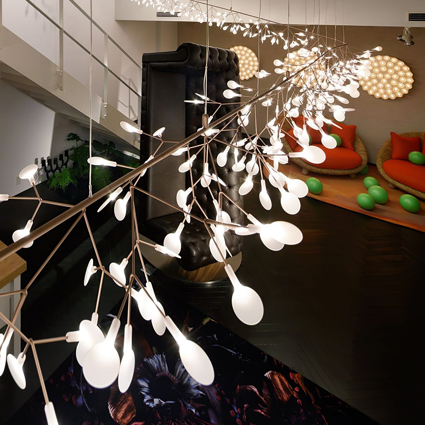 Rose Gold Firefly LED Chandelier - YIOSI