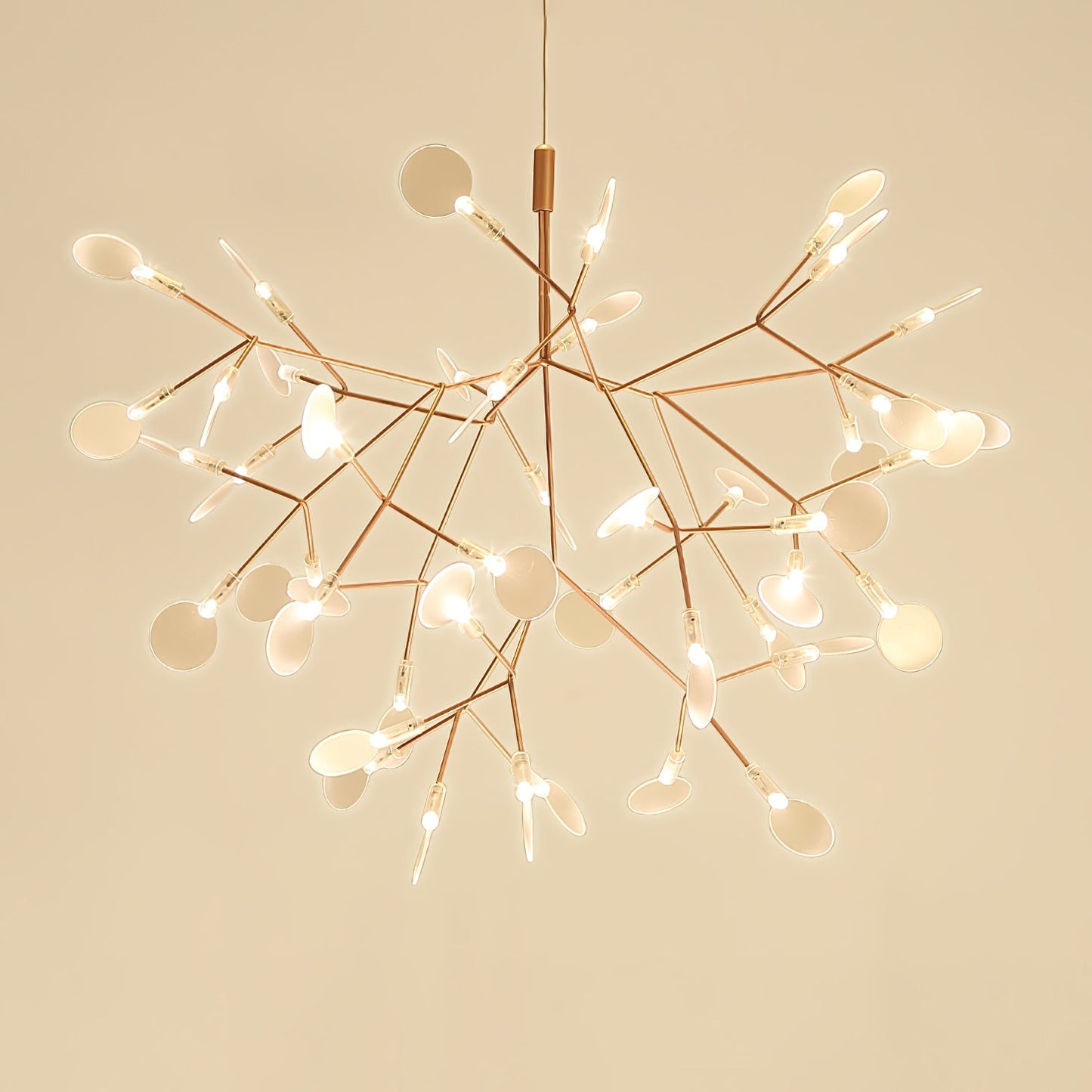 Rose Gold Firefly LED Chandelier - YIOSI