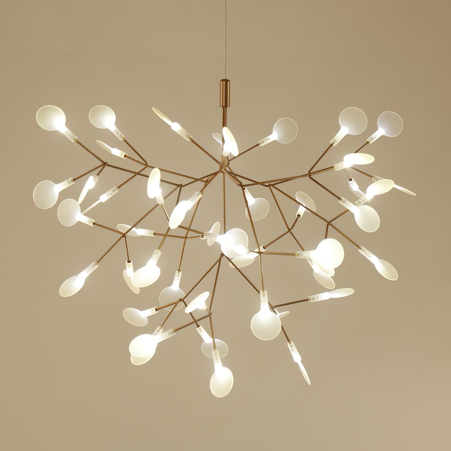 Rose Gold Firefly LED Chandelier - YIOSI