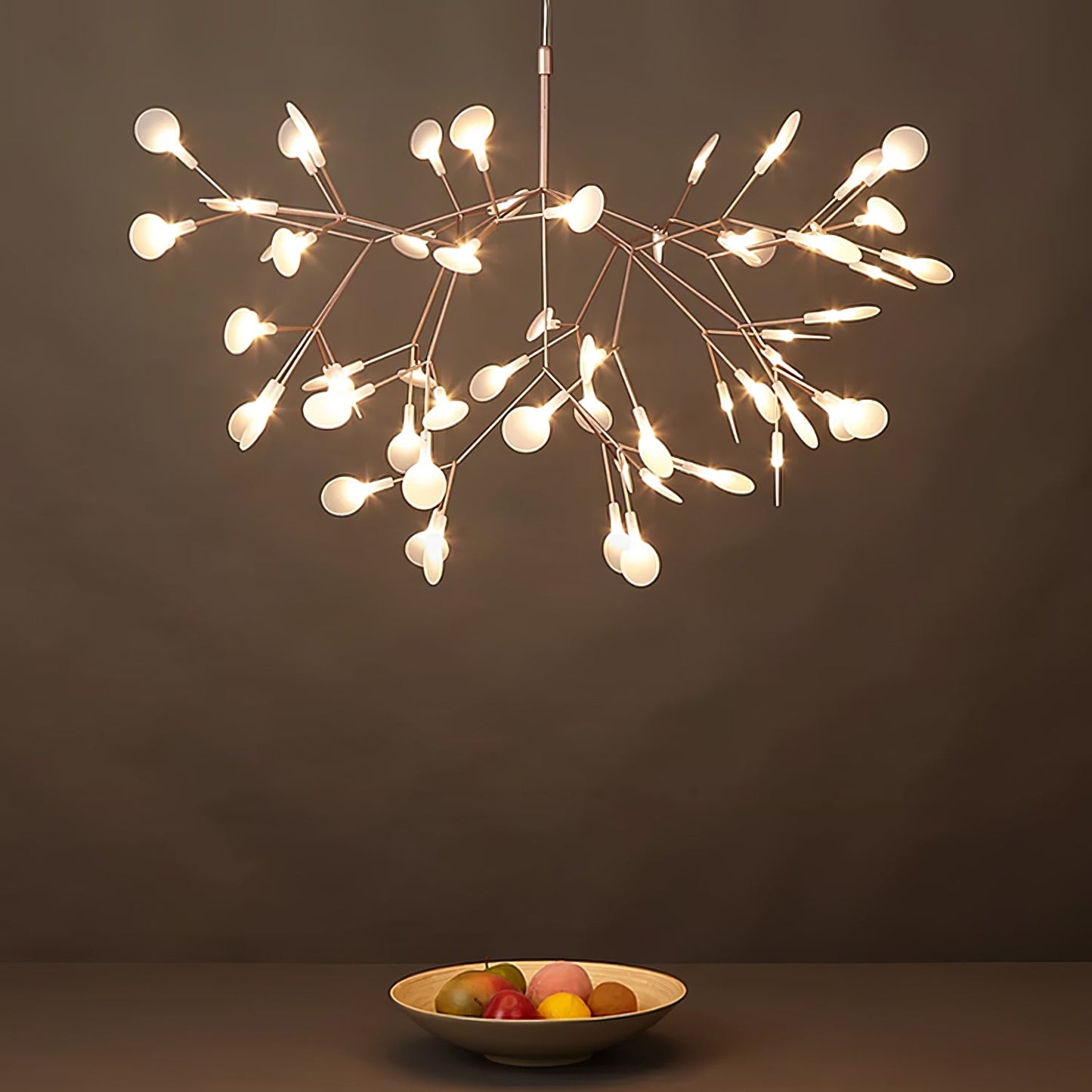 Rose Gold Firefly LED Chandelier - YIOSI