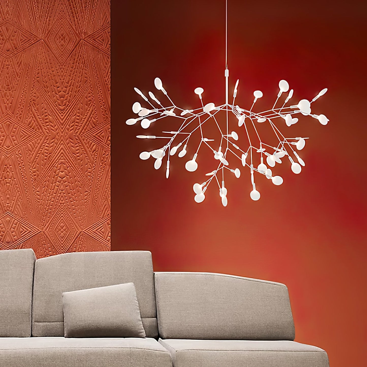 Rose Gold Firefly LED Chandelier - YIOSI