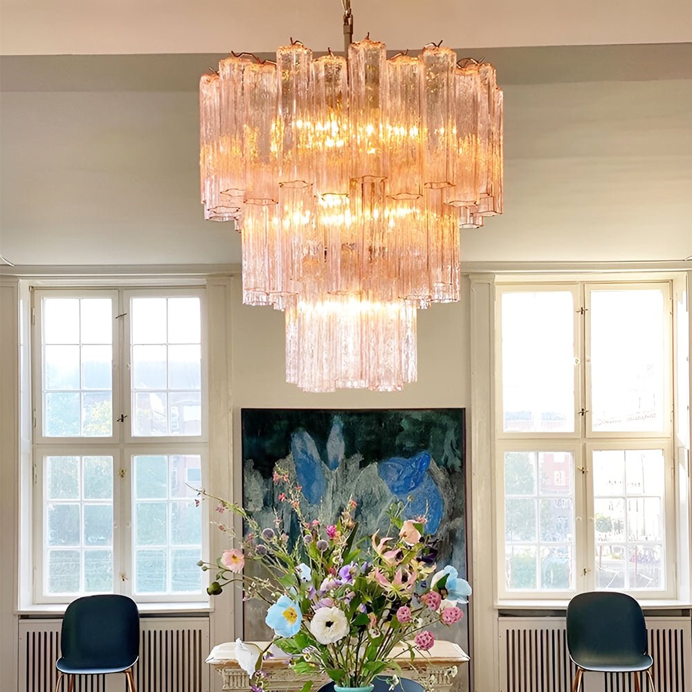 Rose Murano Glass Chandelier - YIOSI