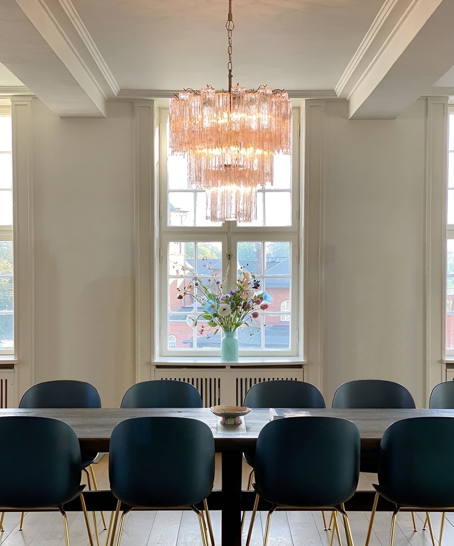 Rose Murano Glass Chandelier - YIOSI