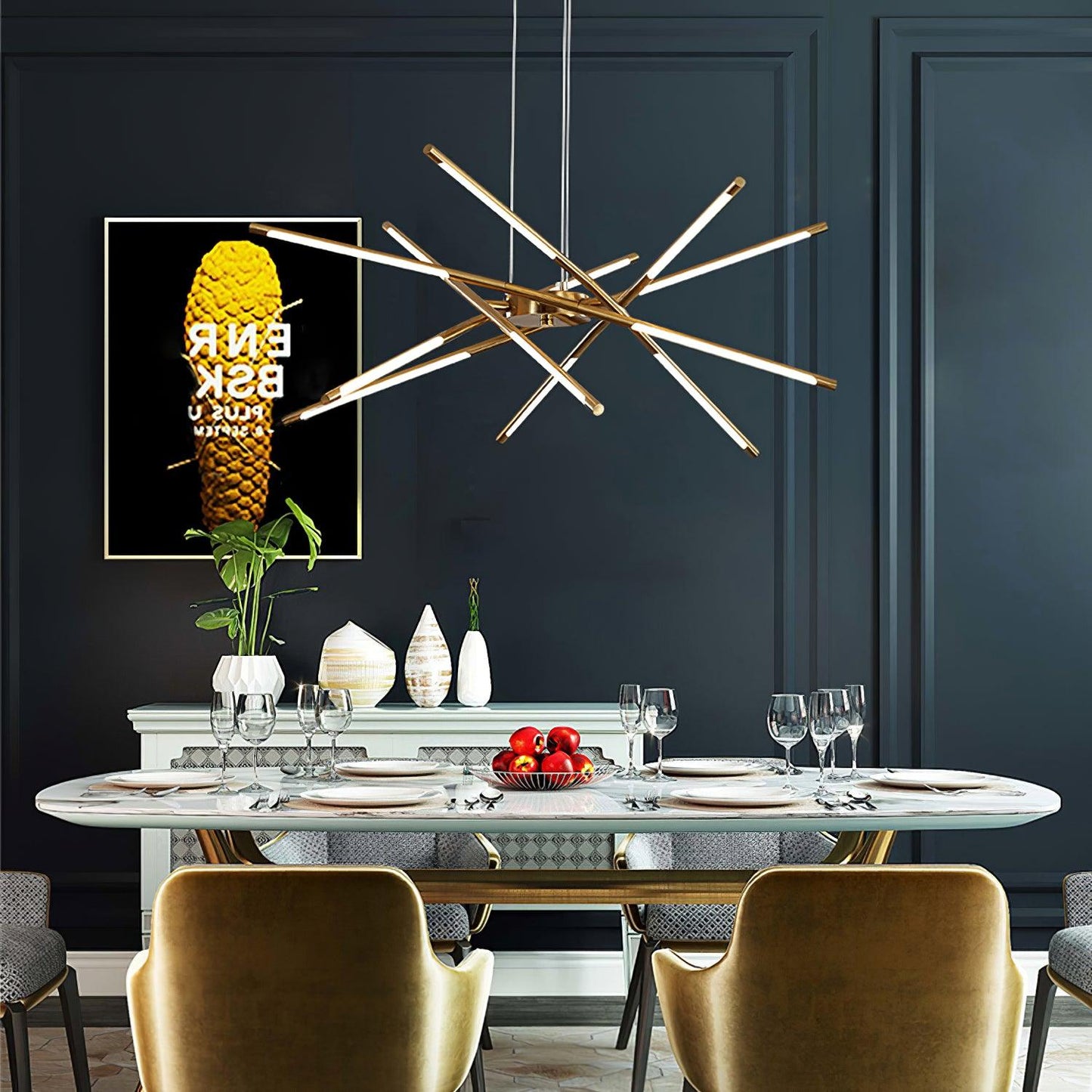 Rotatable LED Chandelier - YIOSI