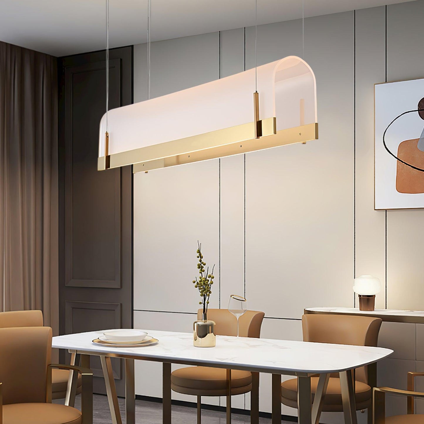 Round Arched Chandelier - YIOSI