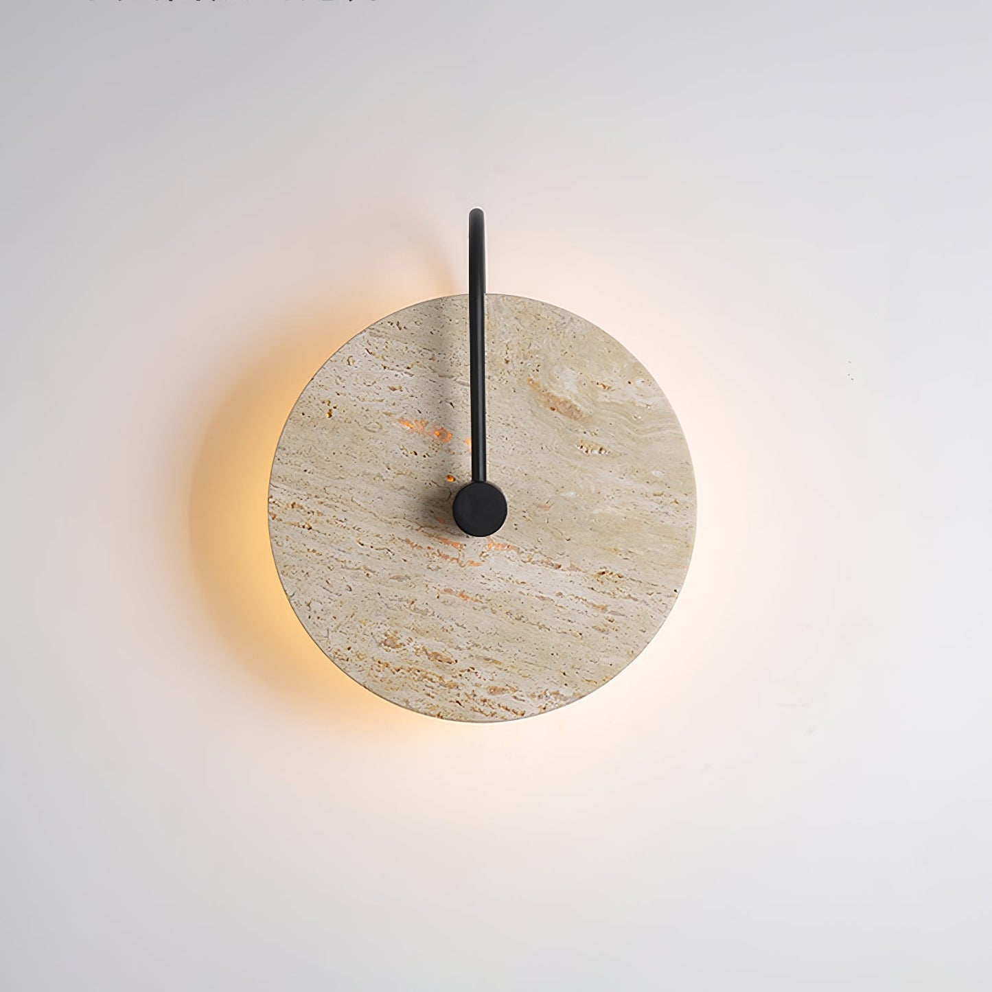 Round Travertine Wall Lamp - YIOSI