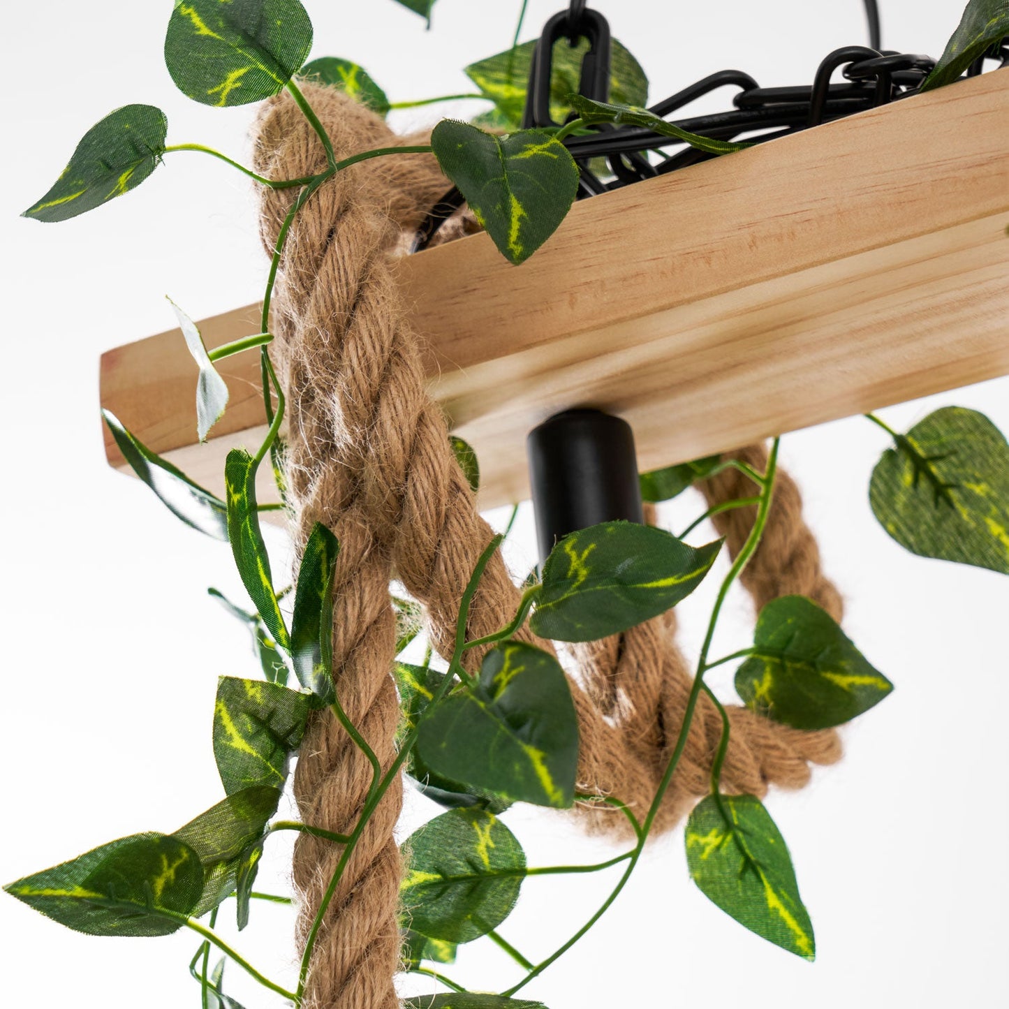 Rustic Wooden Chandelier - YIOSI