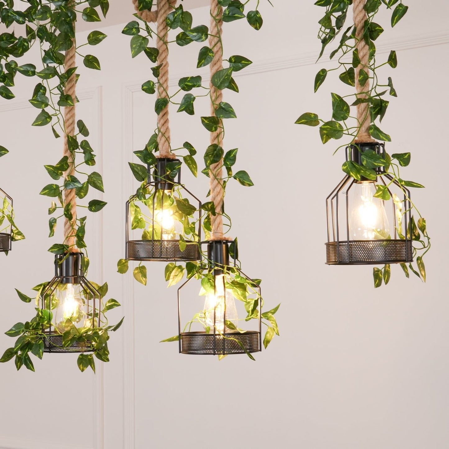 Rustic Wooden Chandelier - YIOSI