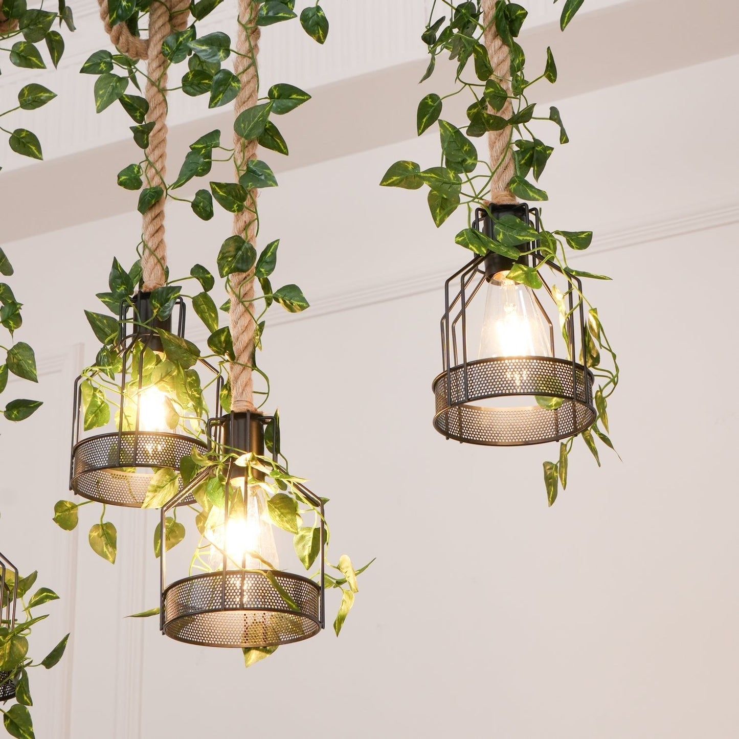 Rustic Wooden Chandelier - YIOSI