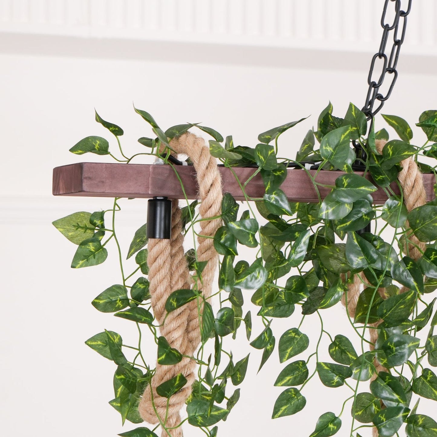 Rustic Wooden Chandelier - YIOSI