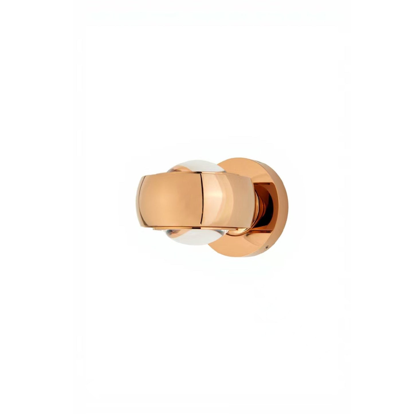 Modern Planetary Shaped Wall Lamp rose gold