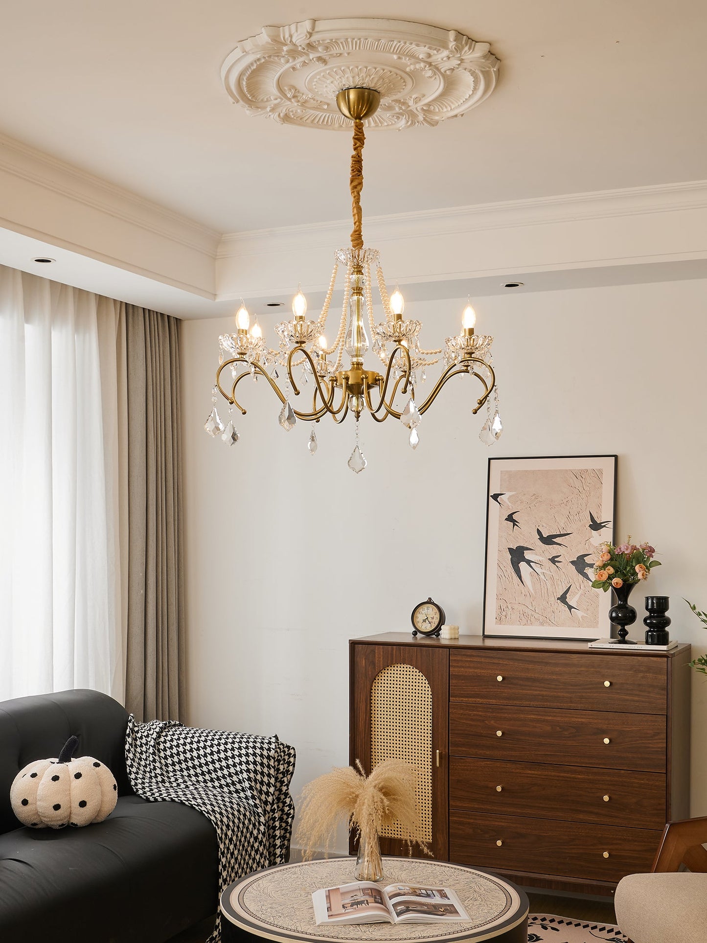 Sapphire Crystal Chandelier - YIOSI