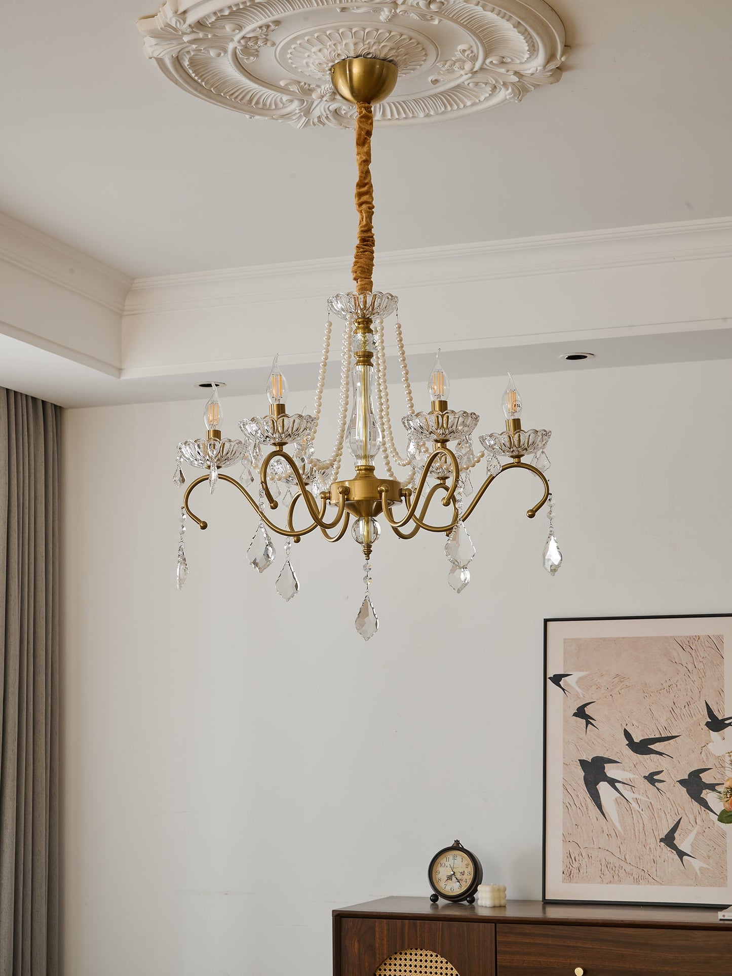 Sapphire Crystal Chandelier - YIOSI