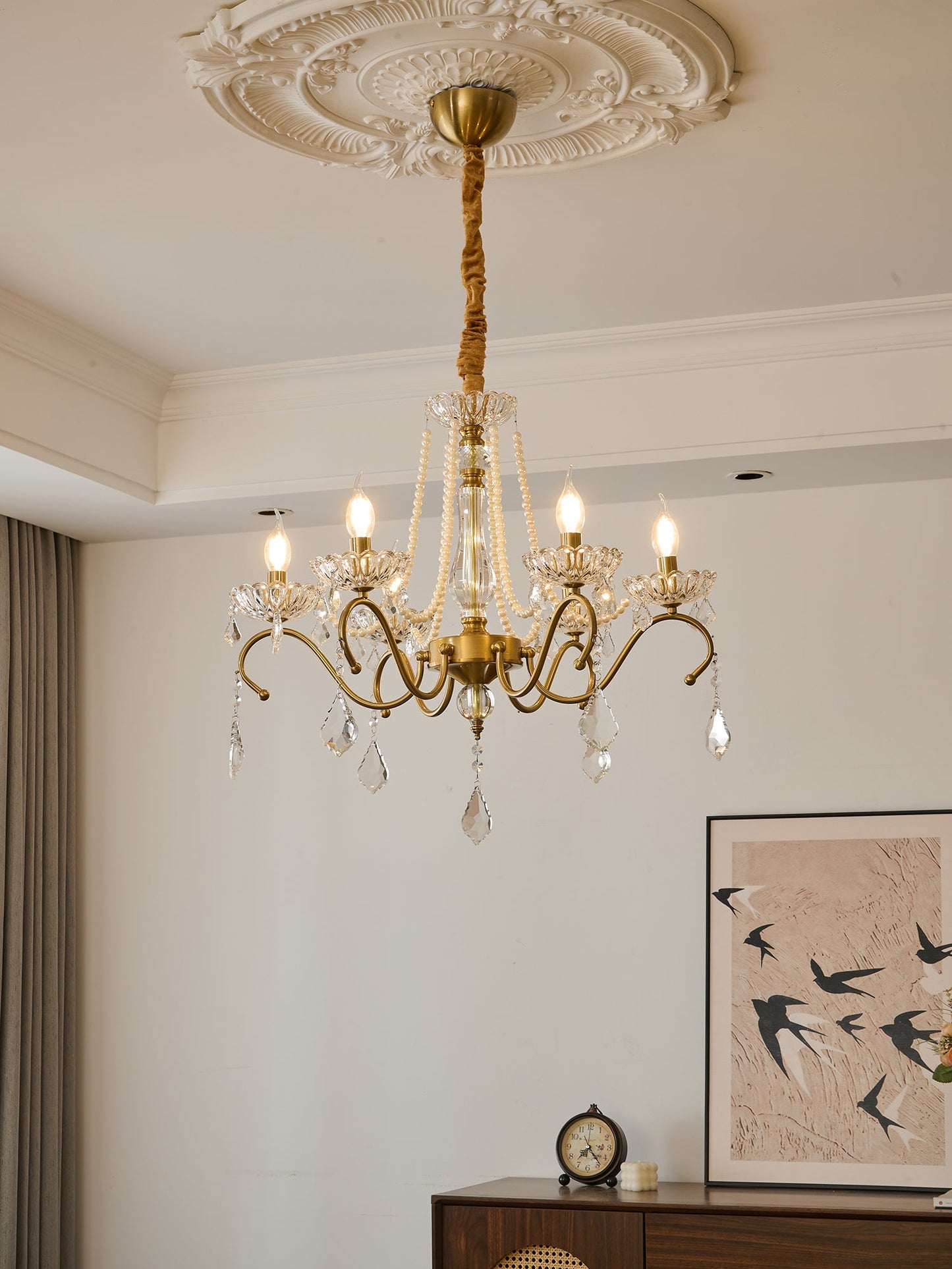 Sapphire Crystal Chandelier - YIOSI