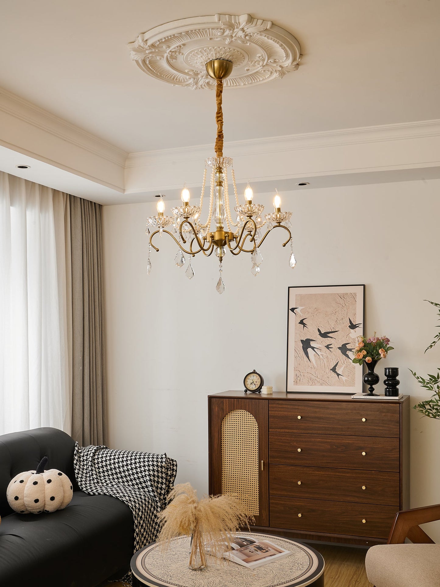 Sapphire Crystal Chandelier - YIOSI