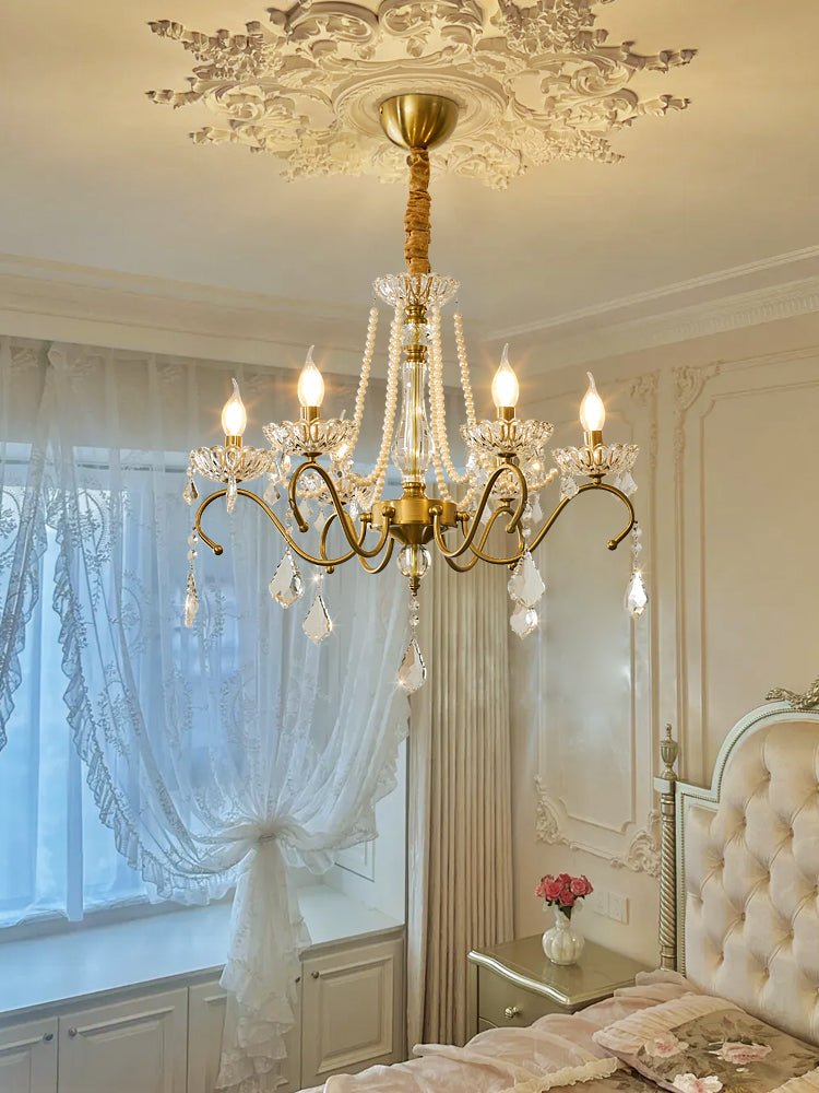 Sapphire Crystal Chandelier - YIOSI