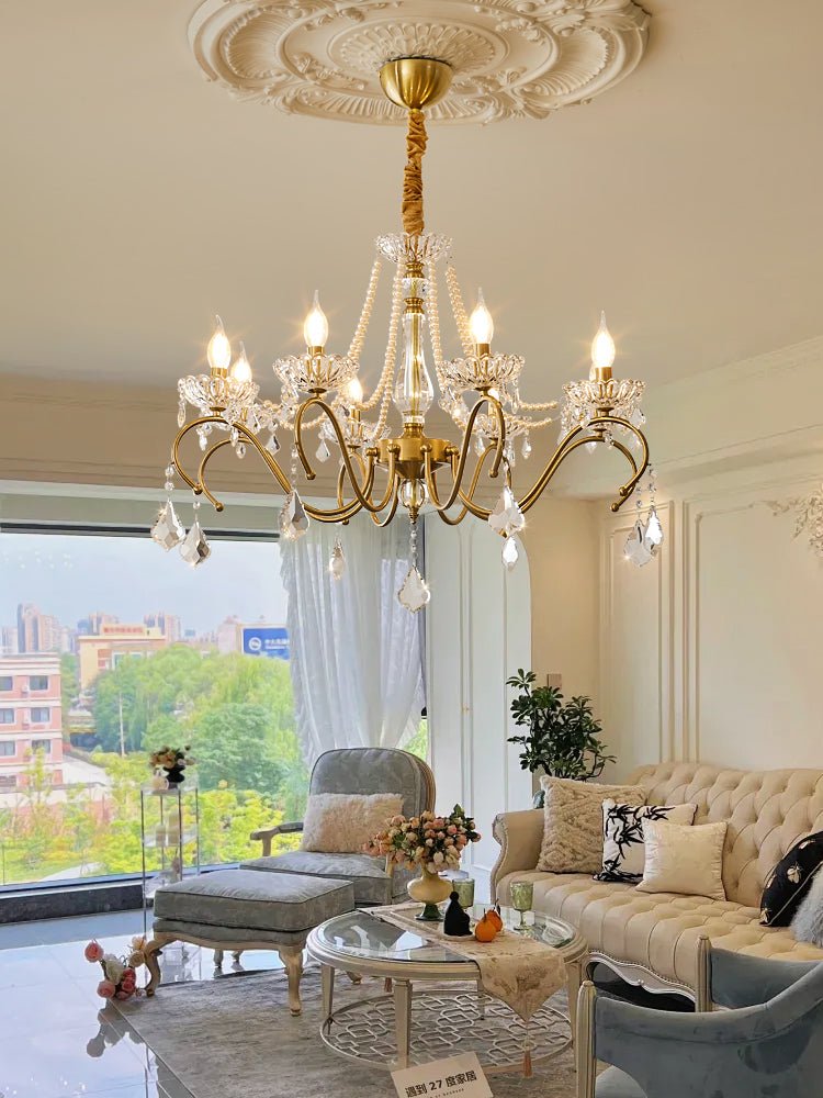 Sapphire Crystal Chandelier - YIOSI