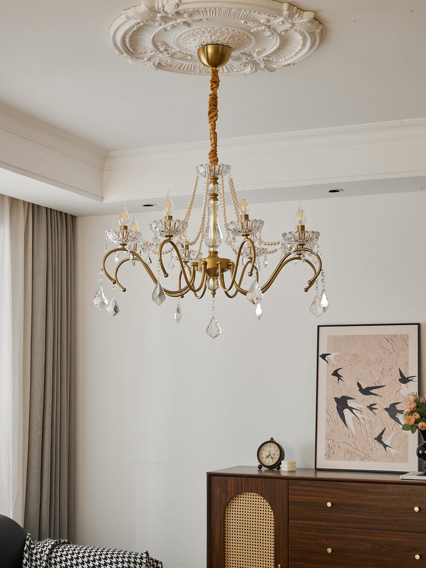 Sapphire Crystal Chandelier - YIOSI