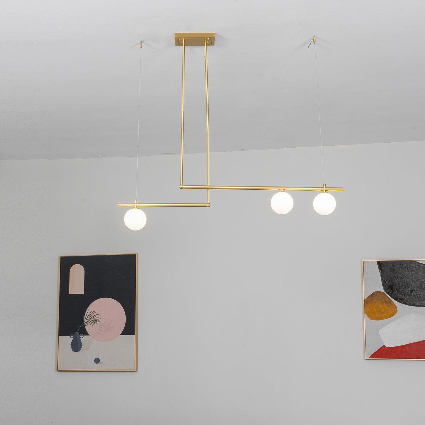 Vakkerlight Satellite Geometric Modern Ceiling Pendant Light – Gold/Black/Brass