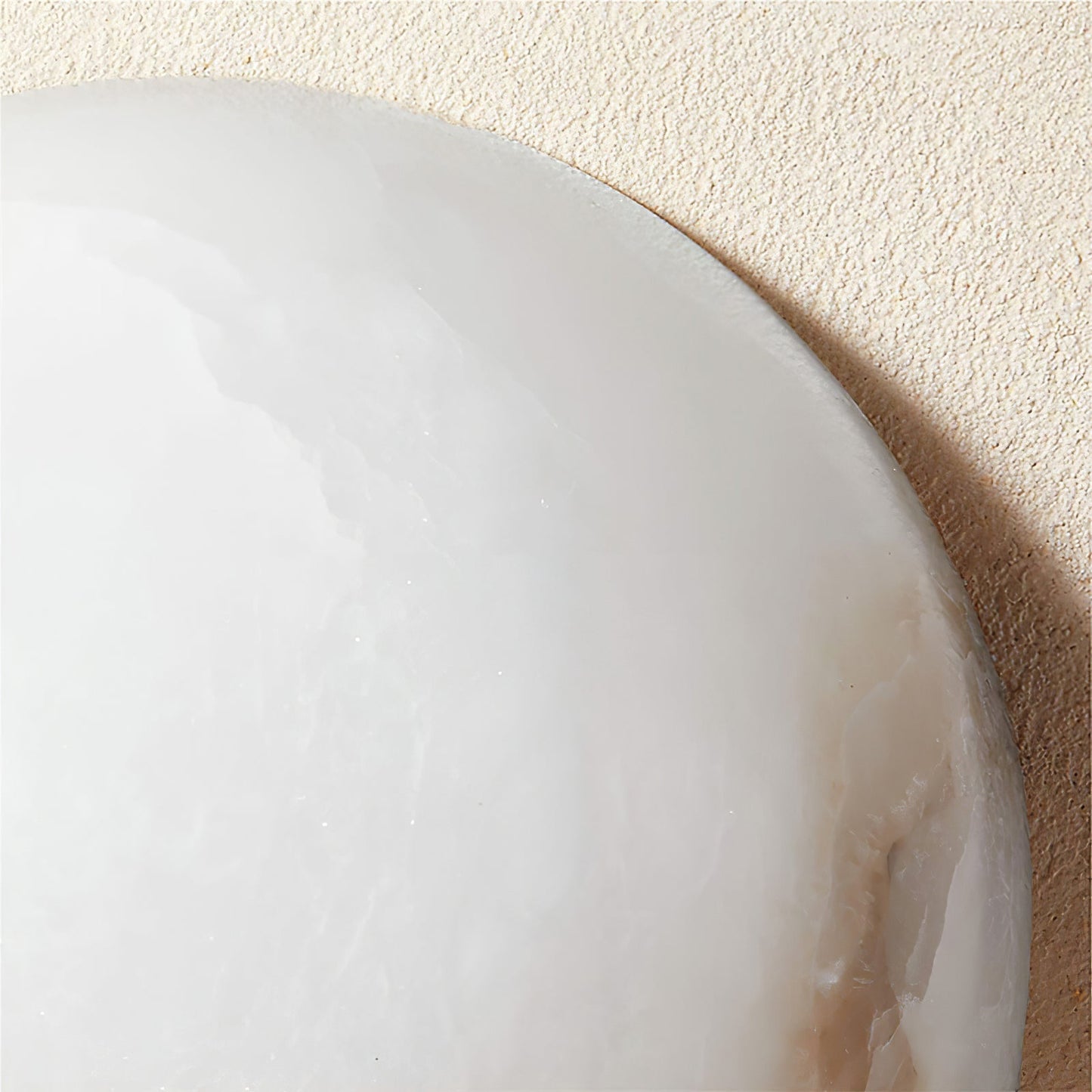 Semicircular Alabaster Wall Lamp - YIOSI