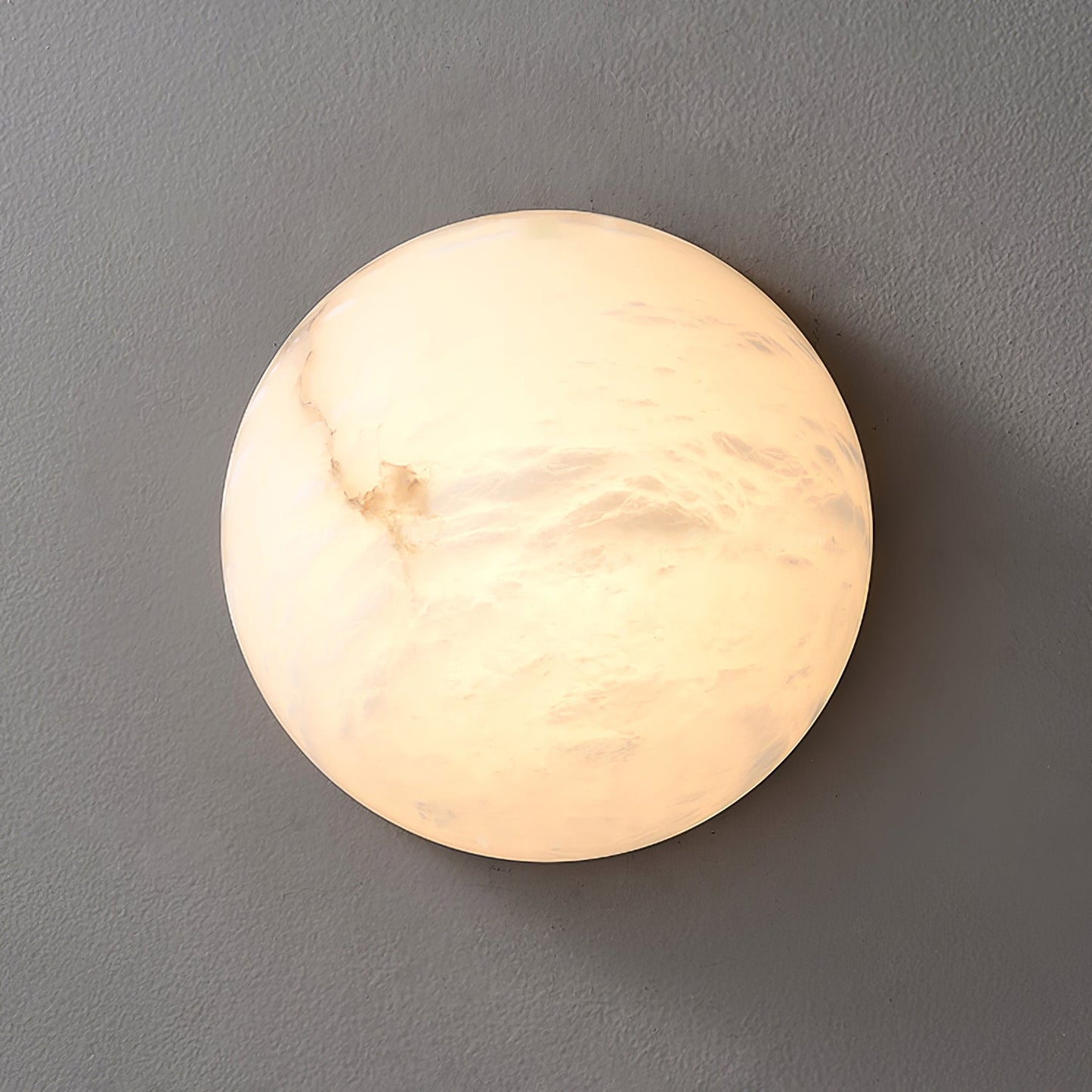 Semicircular Alabaster Wall Lamp - YIOSI