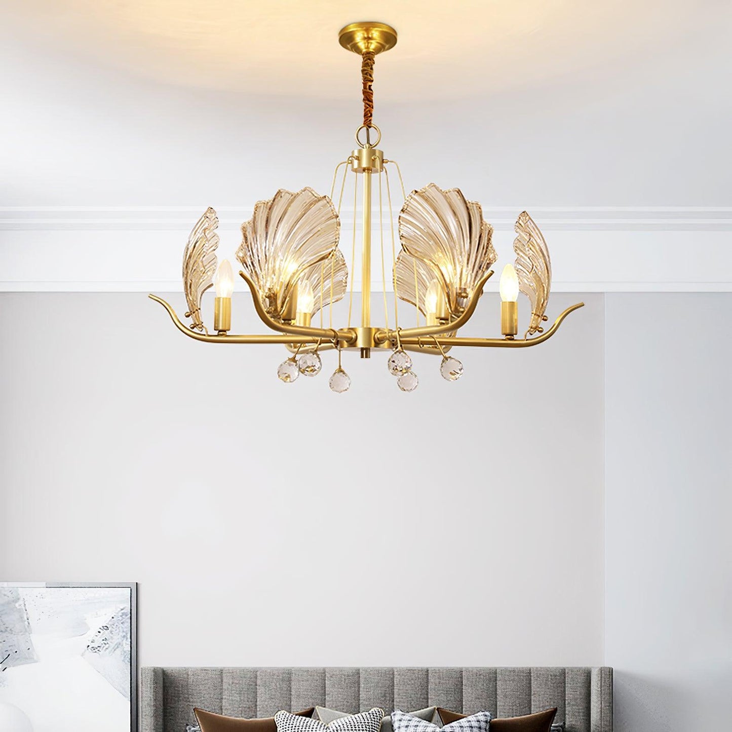 Shell Crystal Chandelier - YIOSI