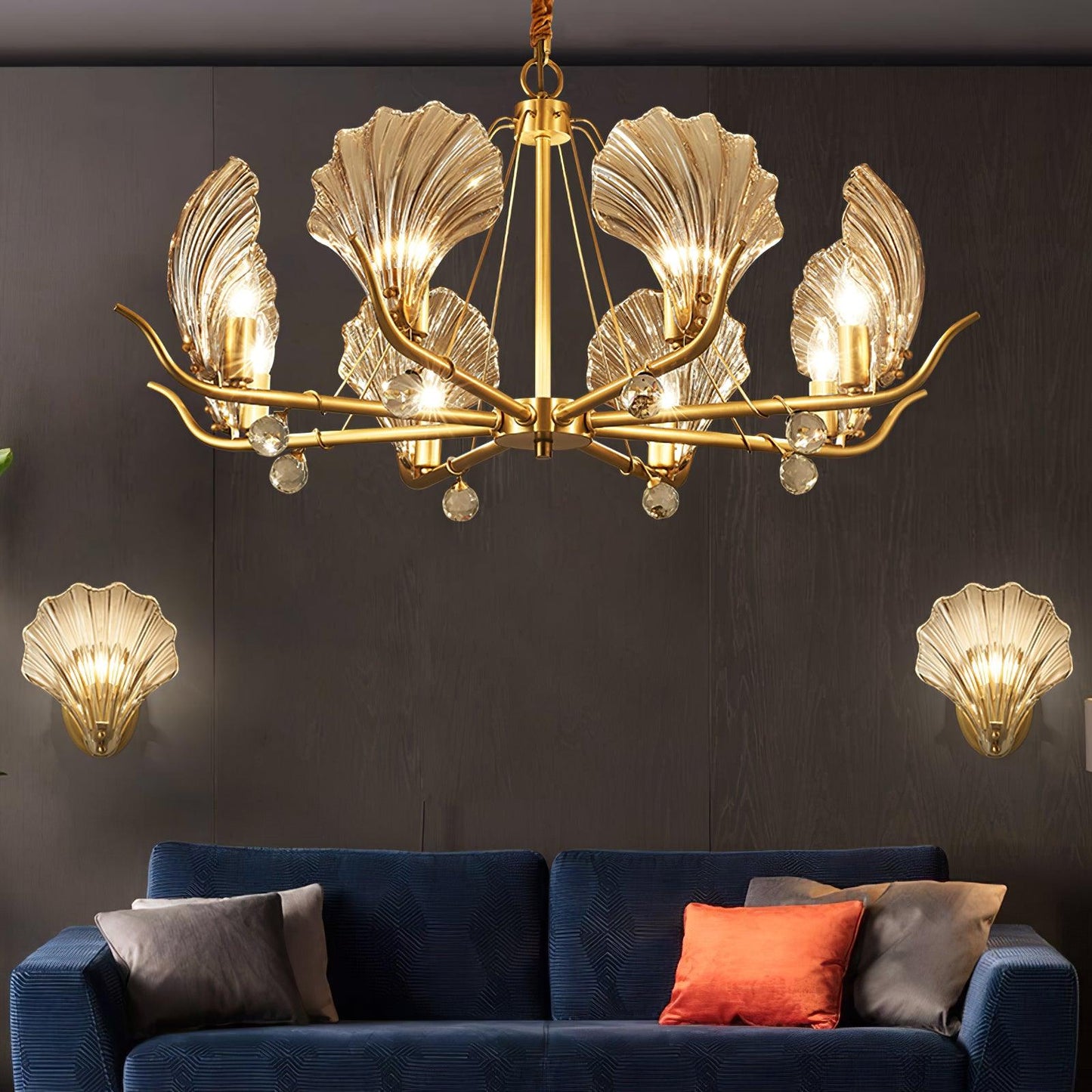 Shell Crystal Chandelier - YIOSI
