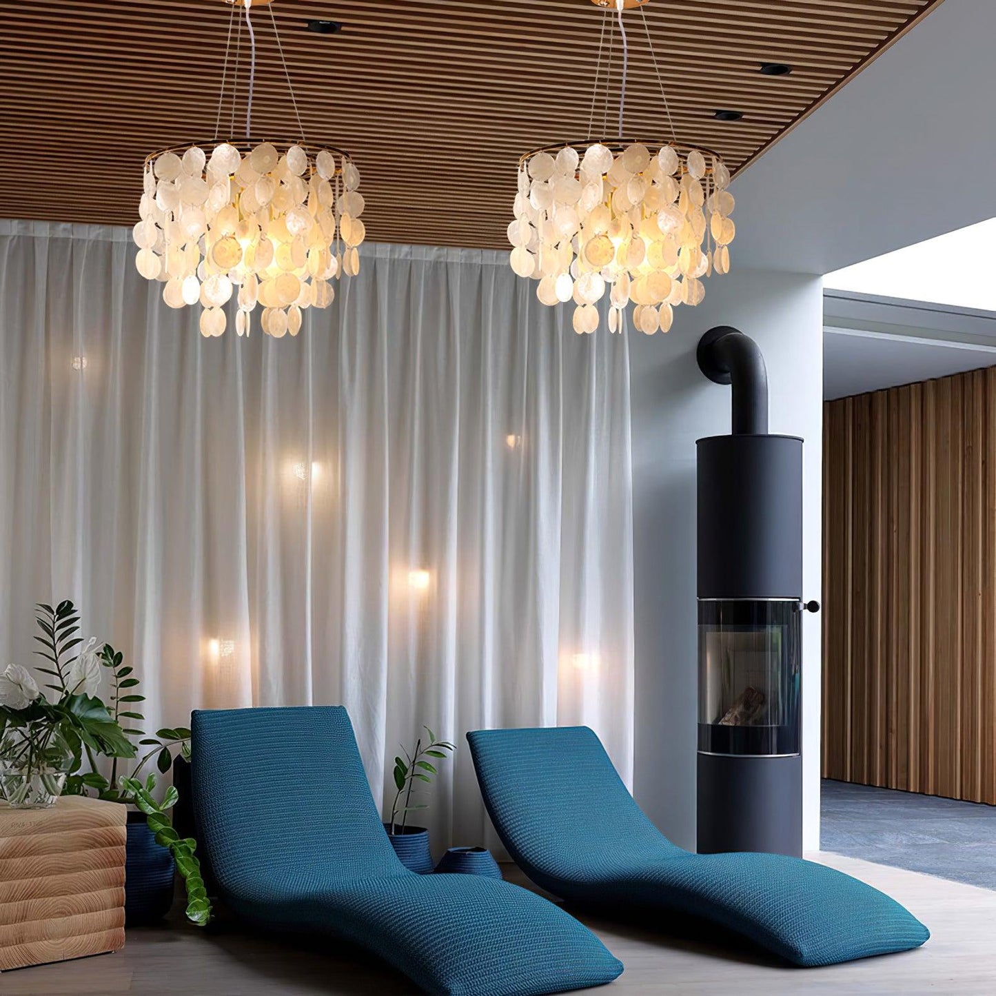 Shell Wind Chime Chandelier - YIOSI