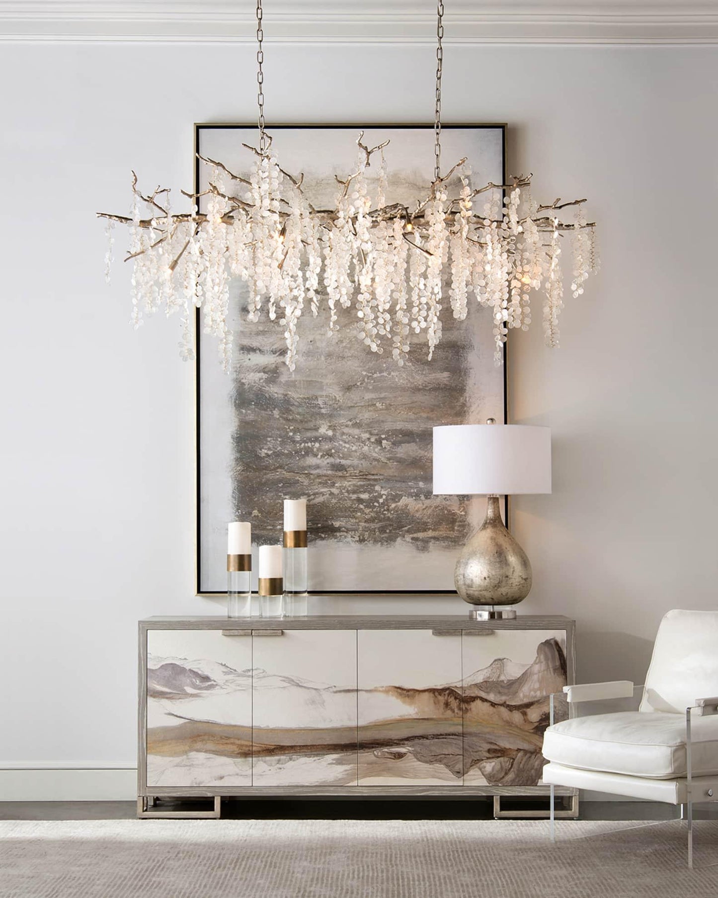 Shiro Noda Crystal Chandelier - YIOSI