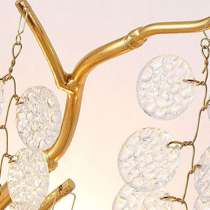 Shiro Noda Brass & Clear Crystal Wall Lamp – Handcrafted Elegance