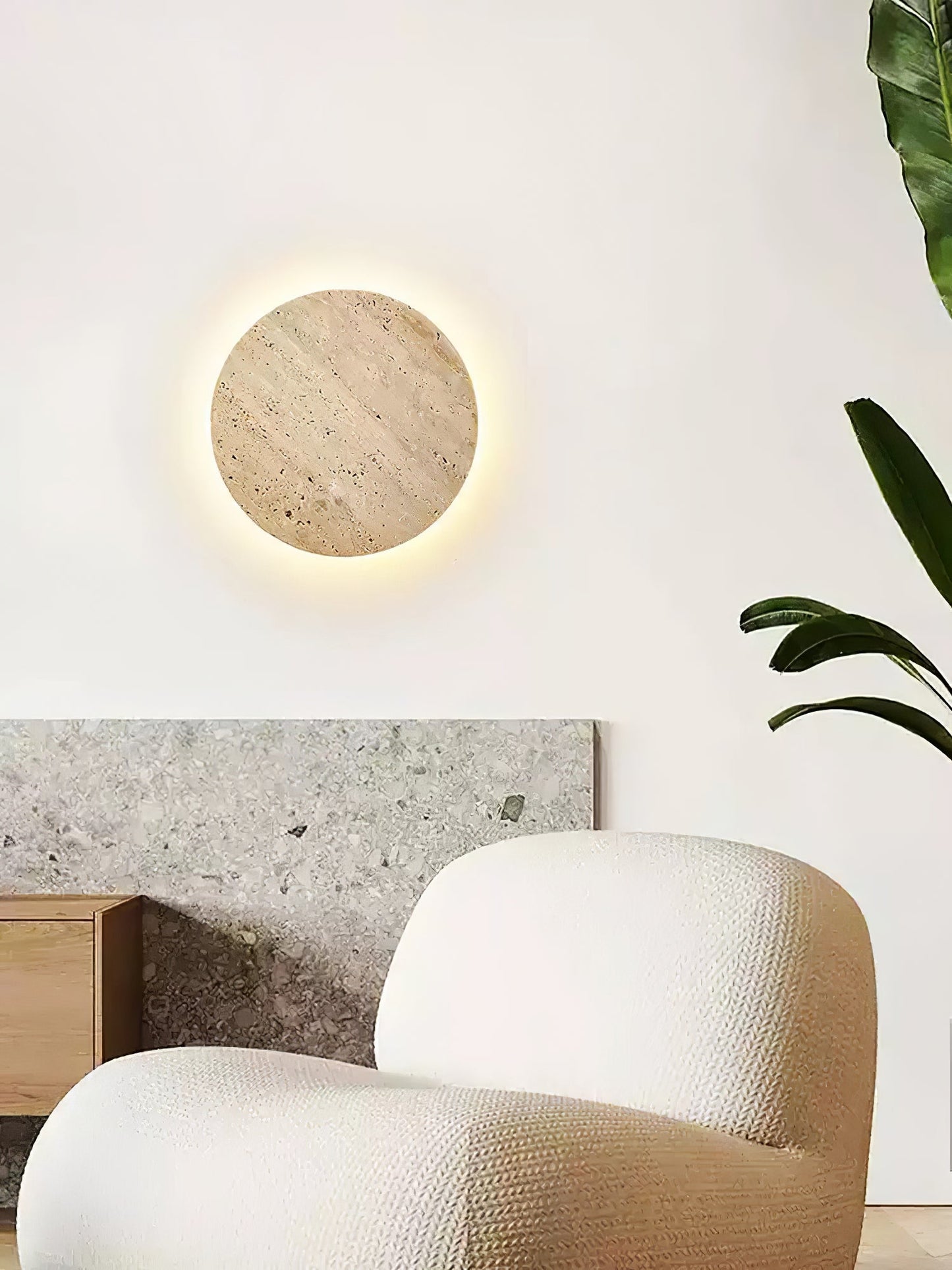 Siena Travertine Wall Light - YIOSI