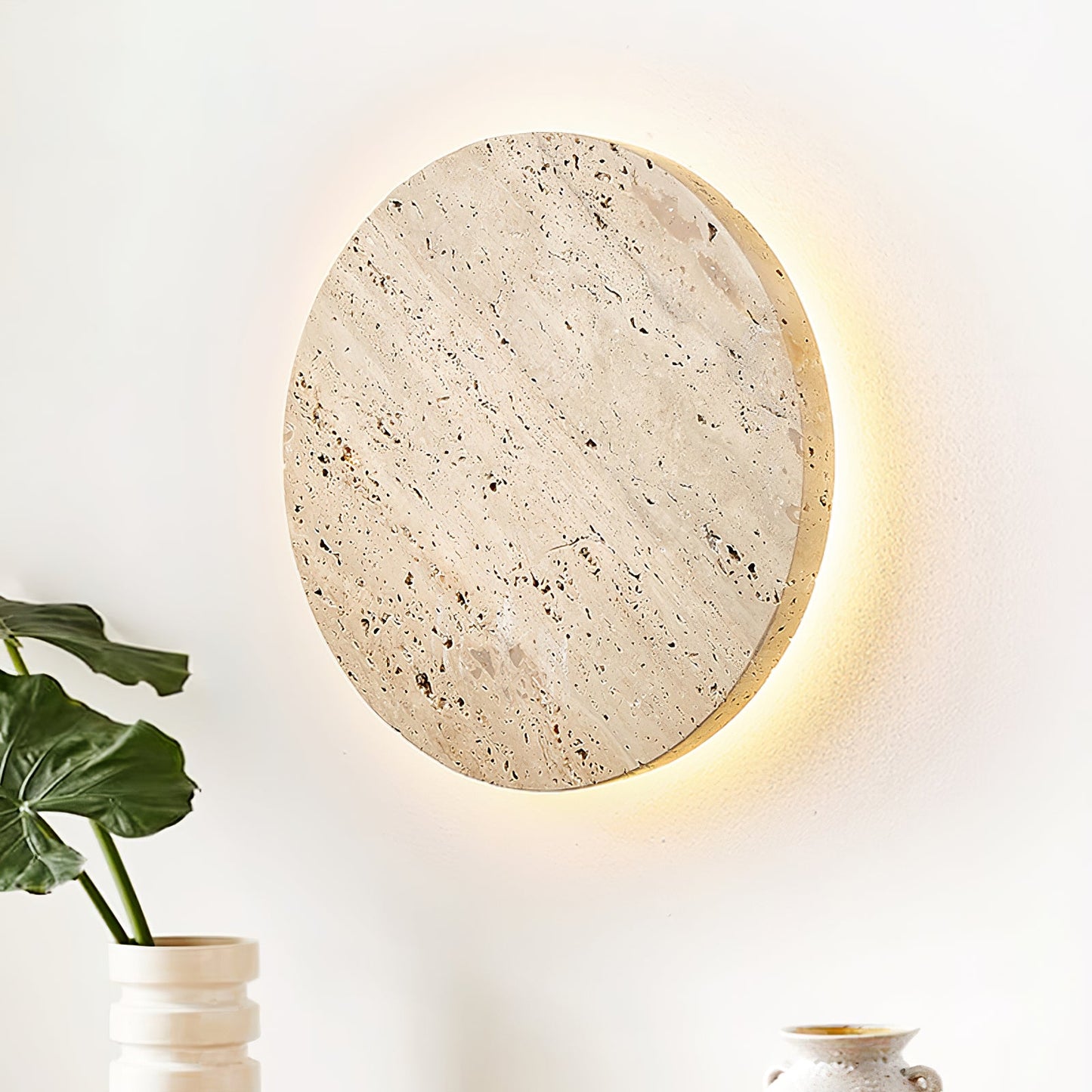 Siena Travertine Wall Light - YIOSI