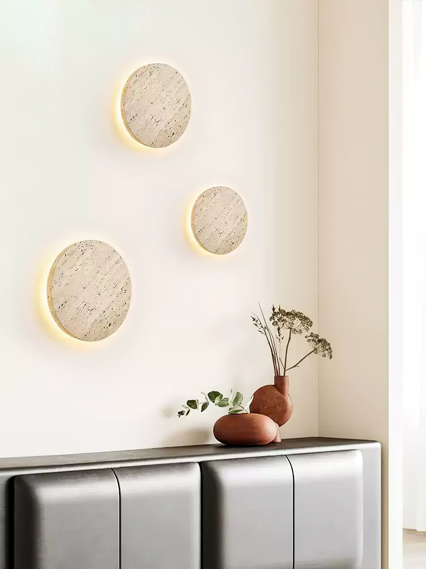 Siena Travertine Wall Light - YIOSI