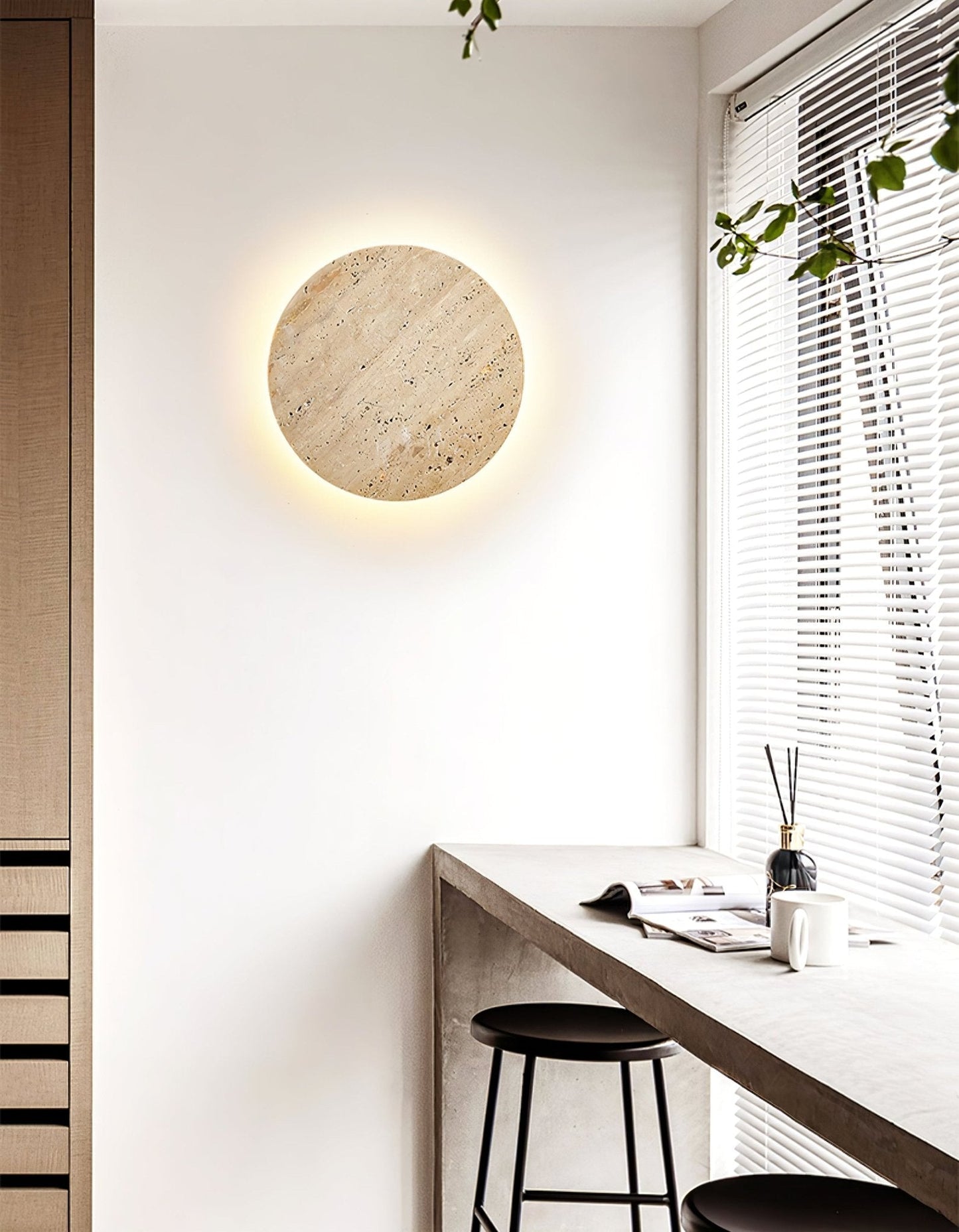 Siena Travertine Wall Light - YIOSI
