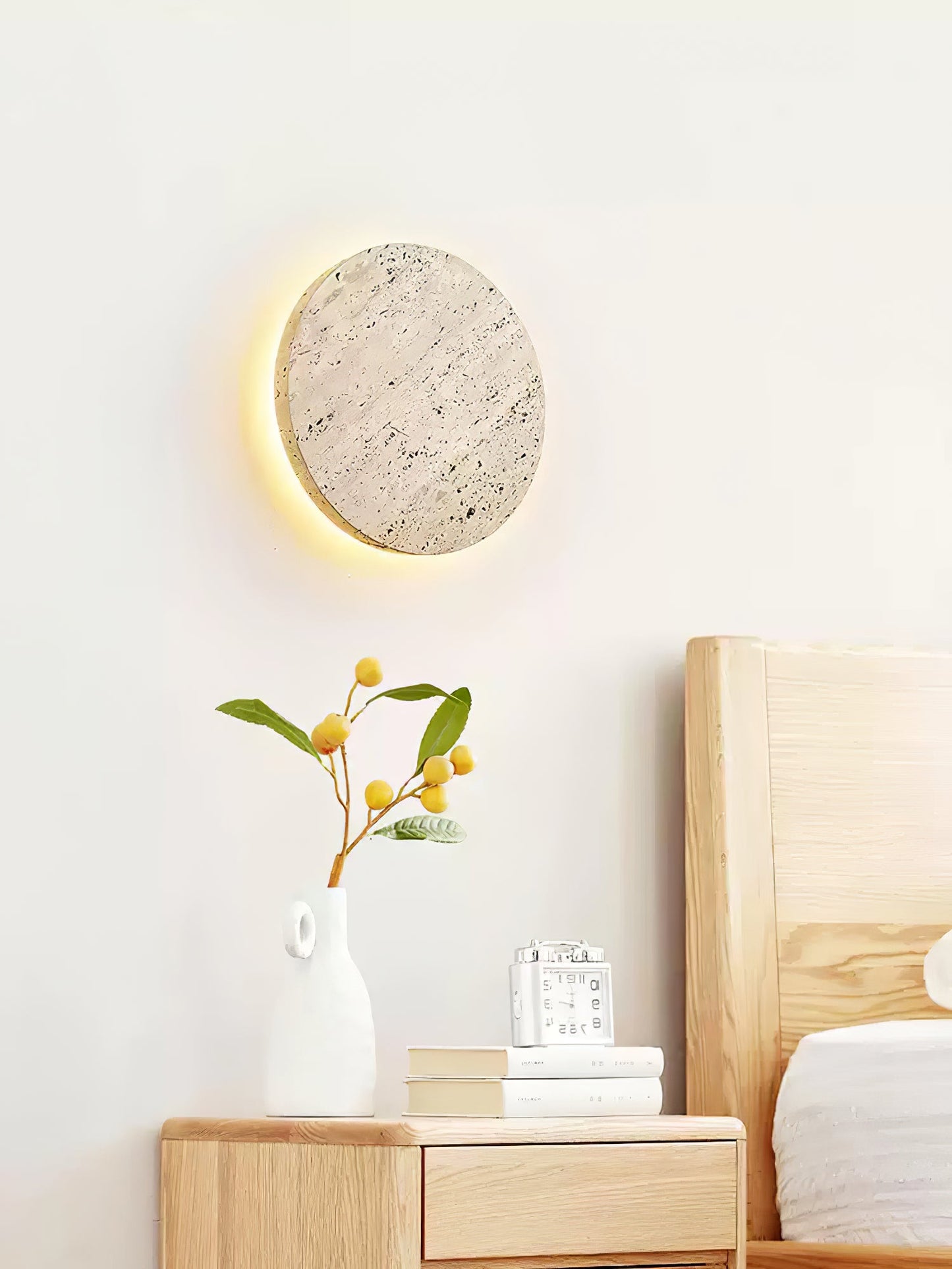 Siena Travertine Wall Light - YIOSI