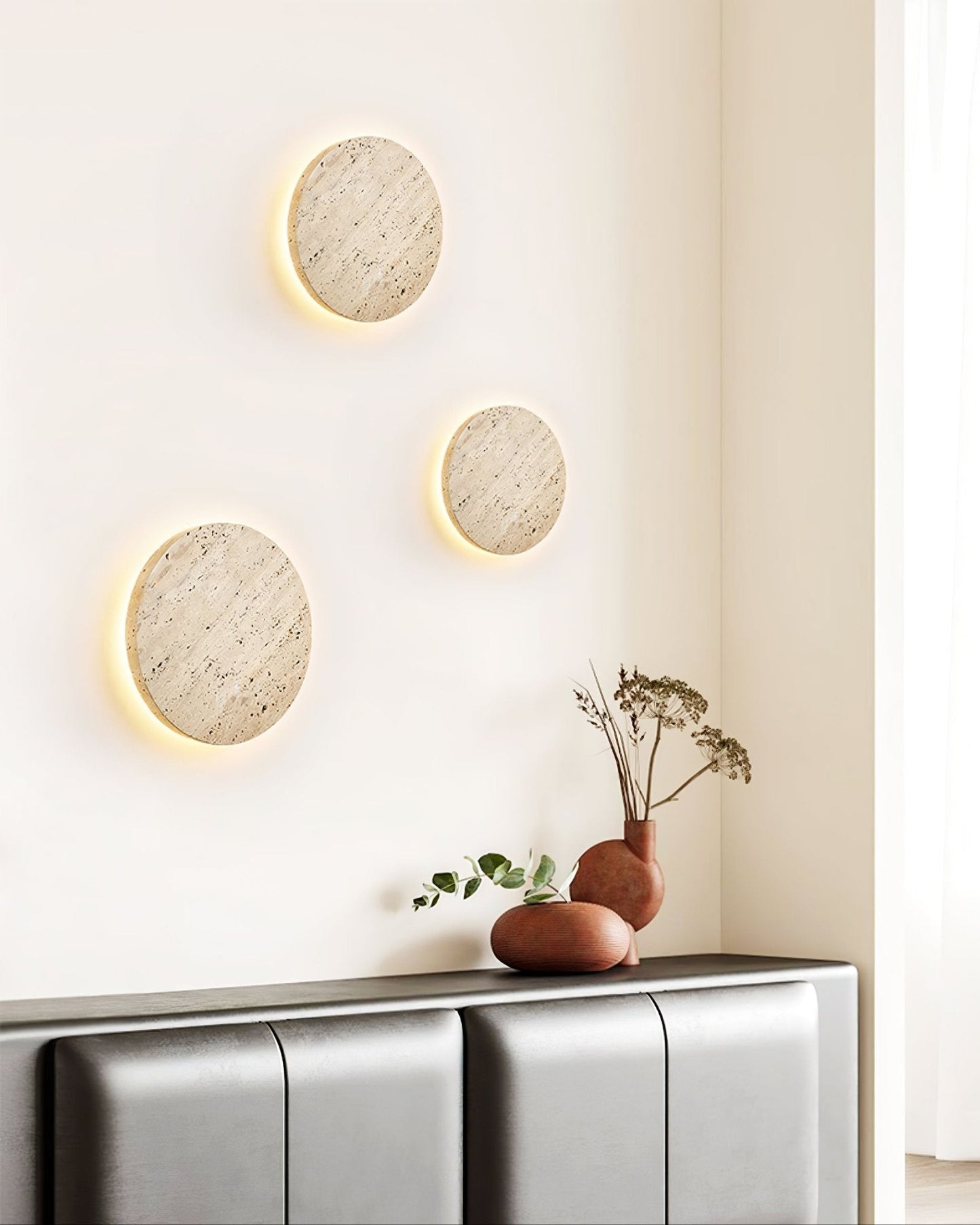 Siena Travertine Wall Light - YIOSI