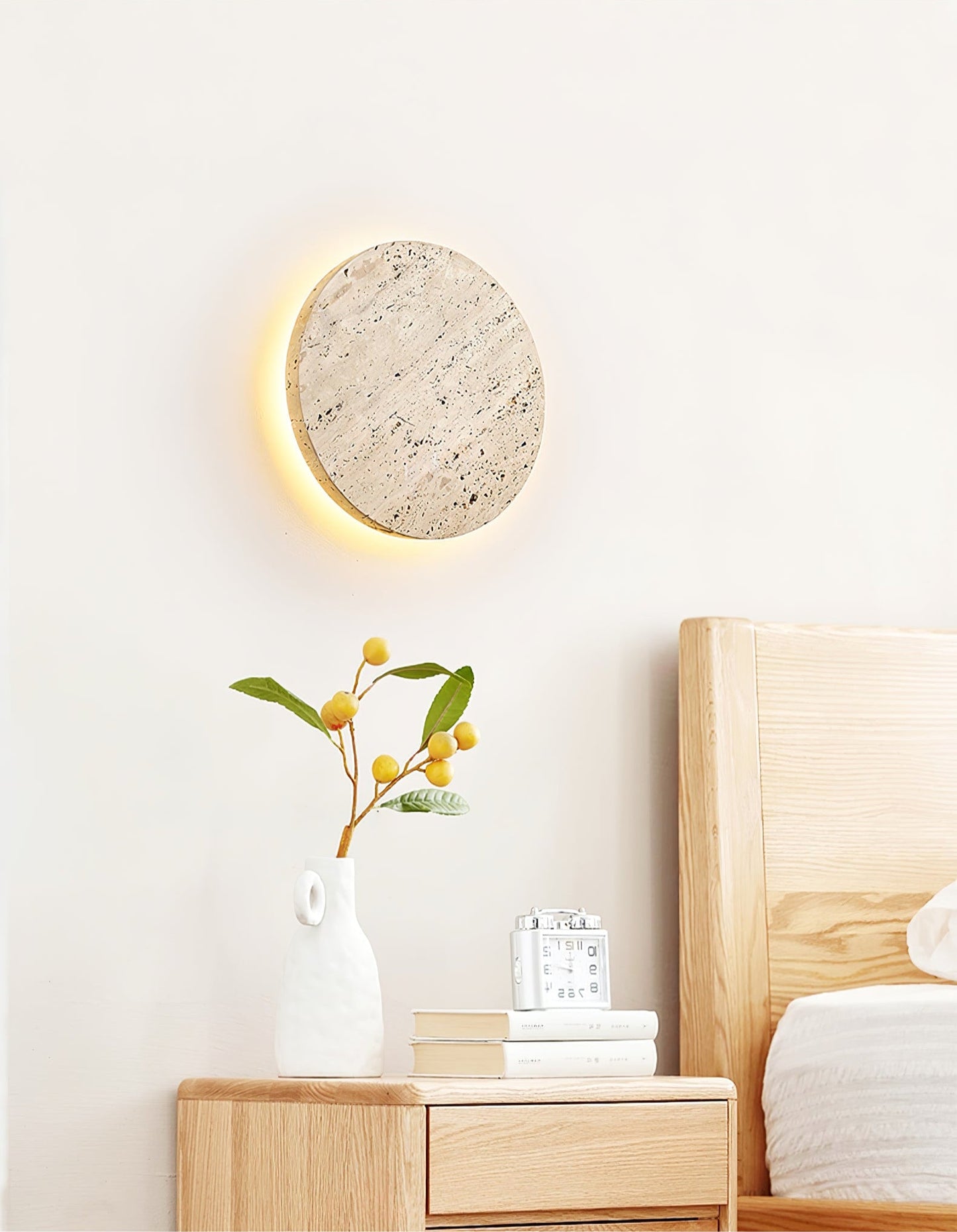 Siena Travertine Wall Light - YIOSI