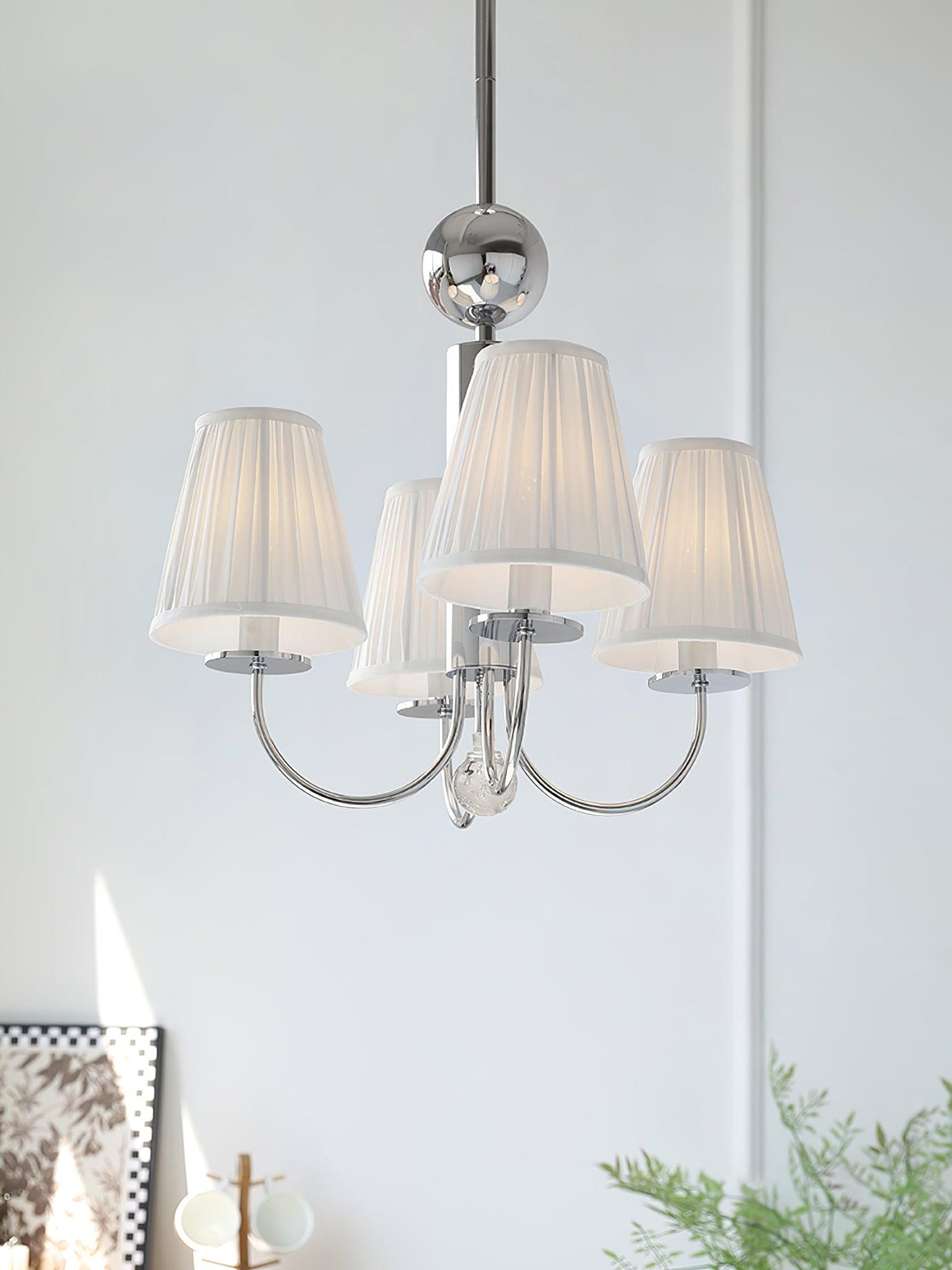 Simplicity Chrome Chandelier - YIOSI