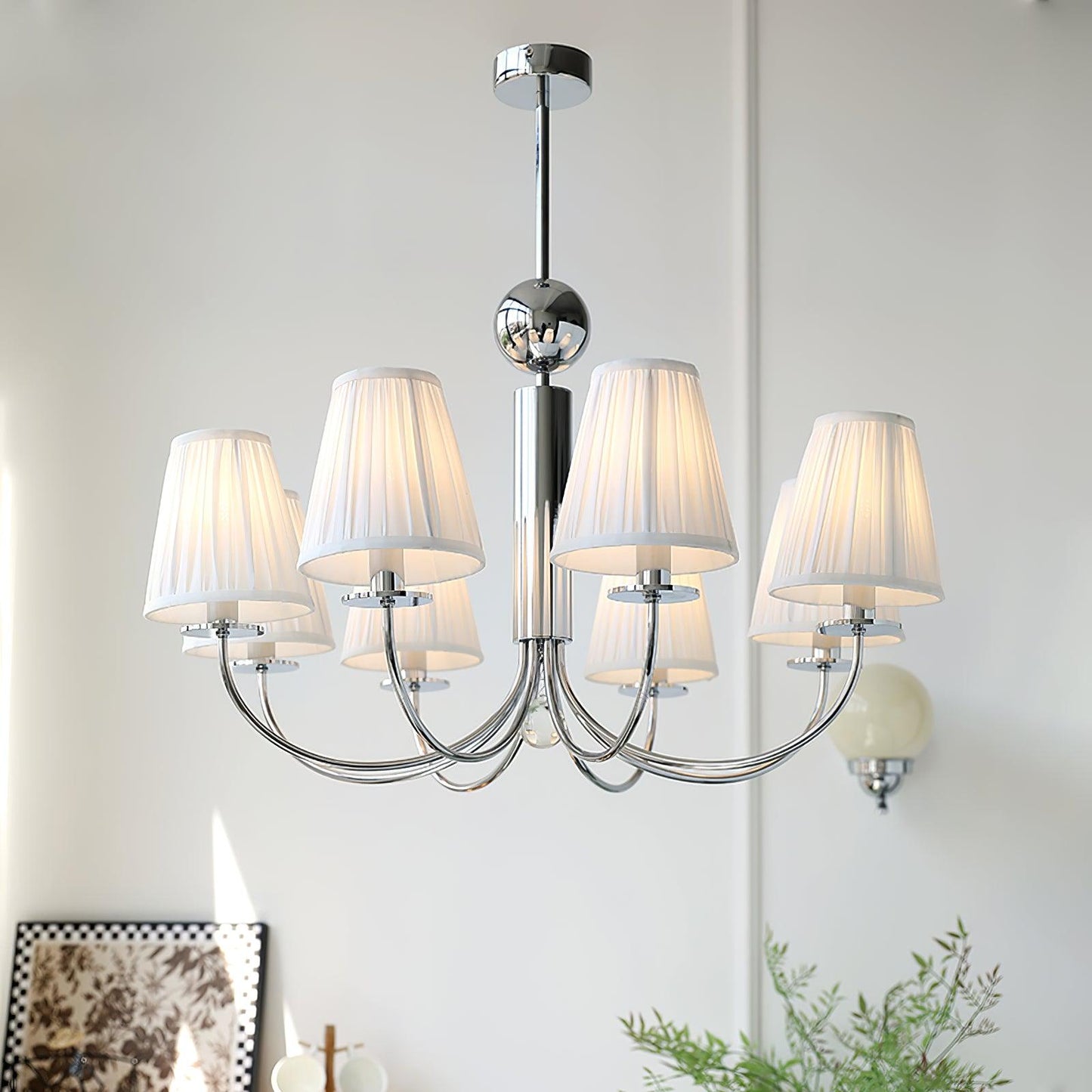 Simplicity Chrome Chandelier - YIOSI