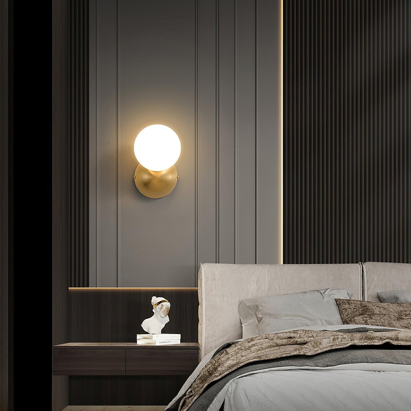 Single Globe Wall Light - YIOSI