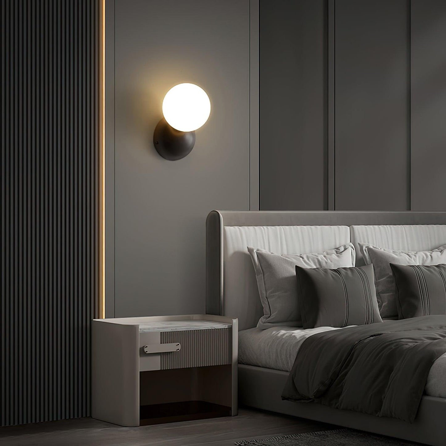Single Globe Wall Light - YIOSI