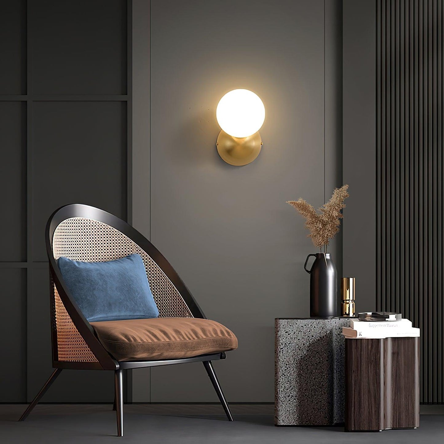 Single Globe Wall Light - YIOSI