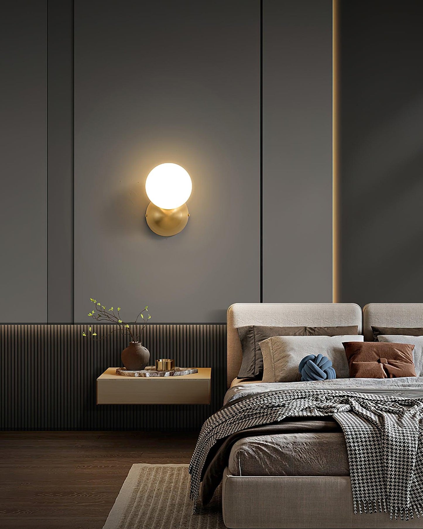Single Globe Wall Light - YIOSI
