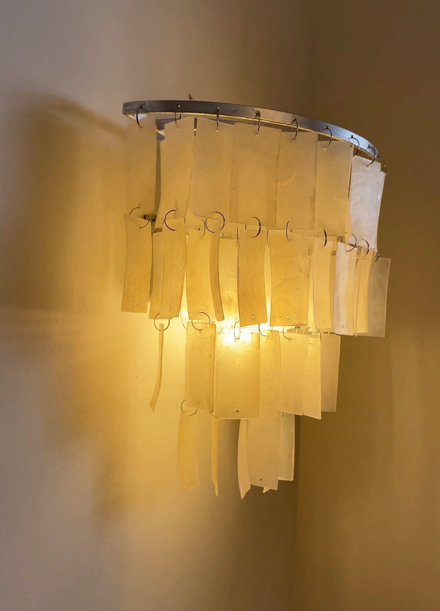 Skye Shell Tiered Wall Lamp - YIOSI