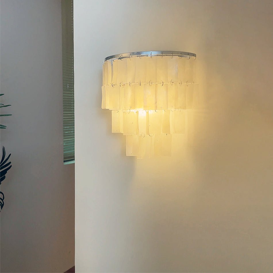 Skye Shell Tiered Wall Lamp - YIOSI