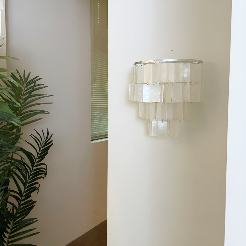 Skye Shell Tiered Wall Lamp - YIOSI